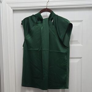 Nine West Dark Green Blouse